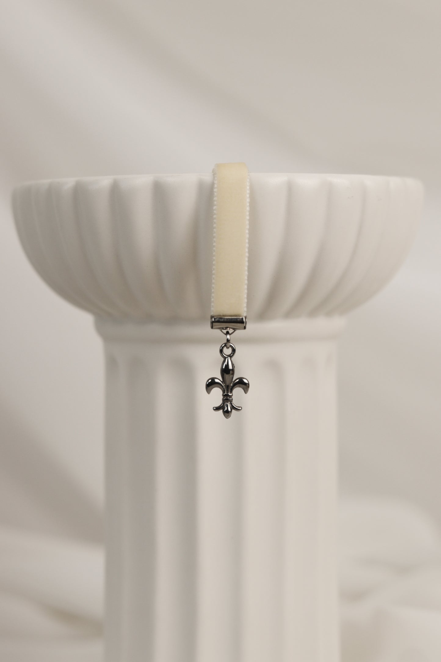 Fleur de Lis boekenlegger zilver