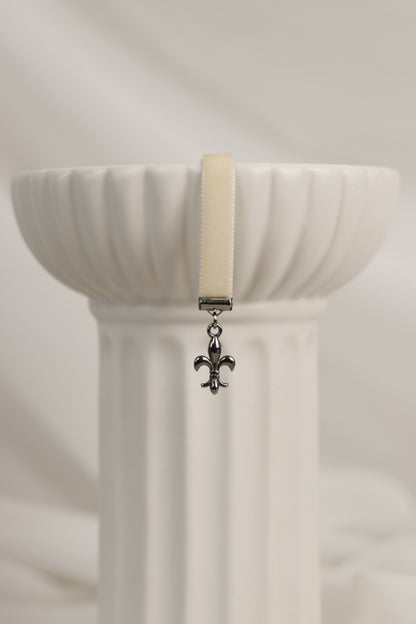 Fleur de Lis boekenlegger zilver