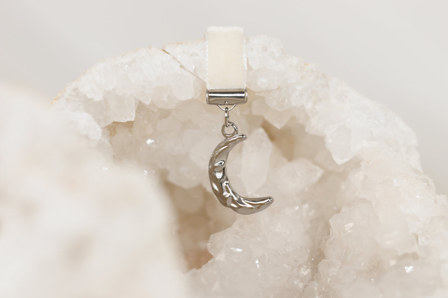 Crescent moon boekenlegger zilver