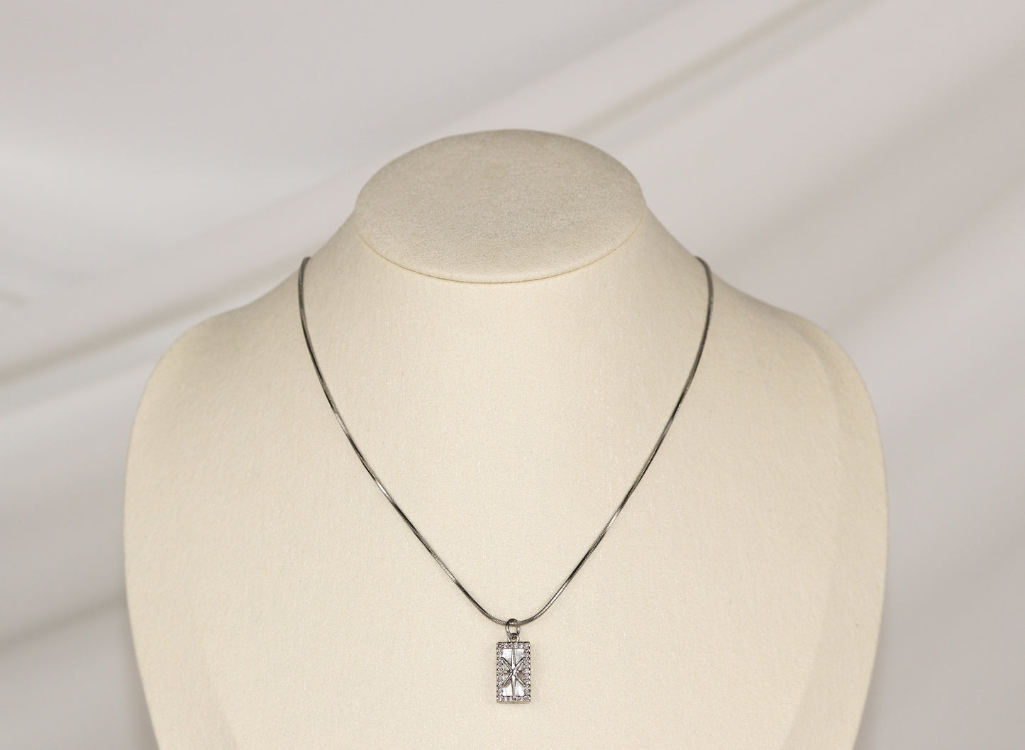 Silver Starfall necklace