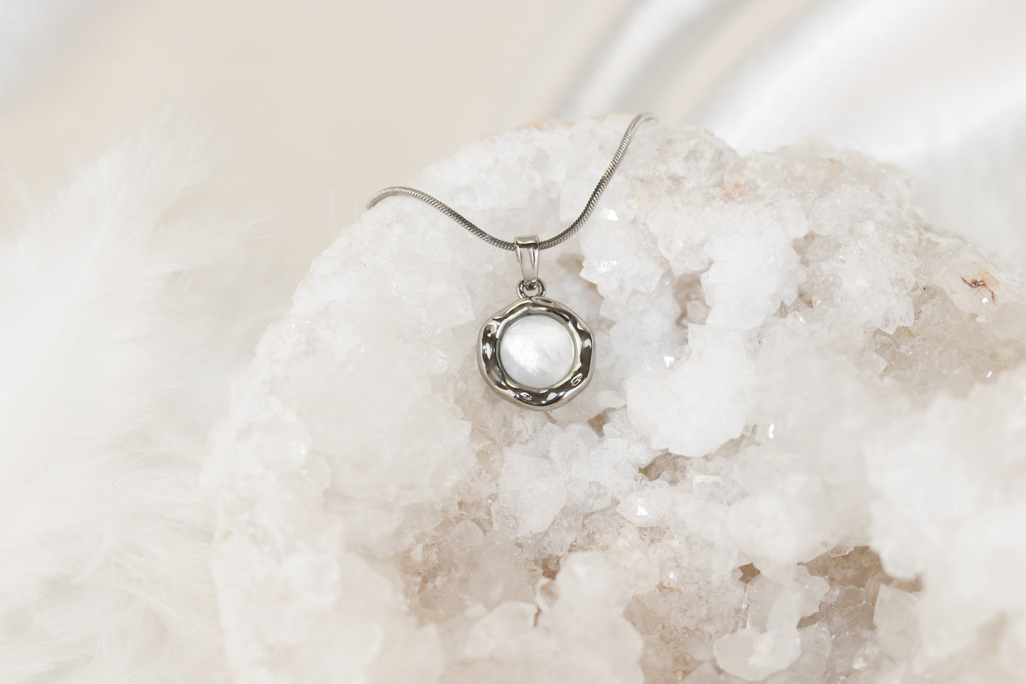 Silver Eclipse necklace