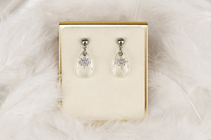 Silver Starfall earrings