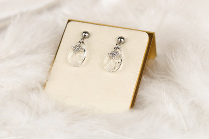 Silver Starfall earrings