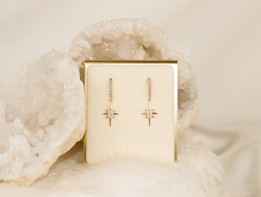 Crystal sky earrings