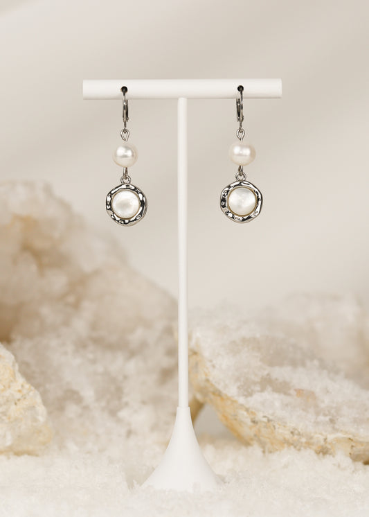 Silver Eclipse earrings