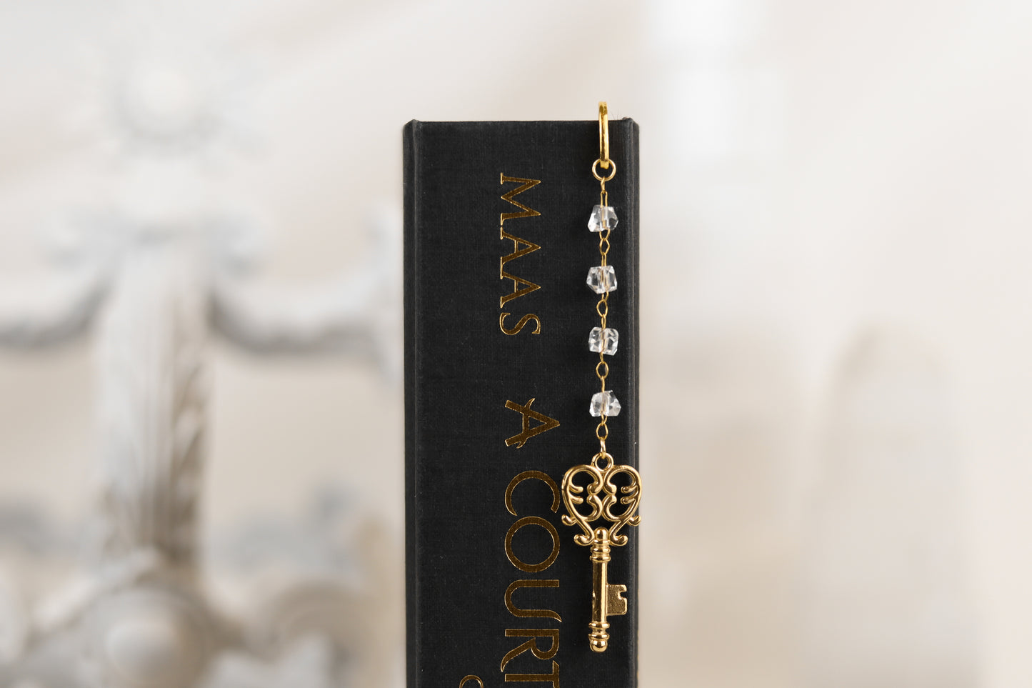 Key of secrets bookmark jewel