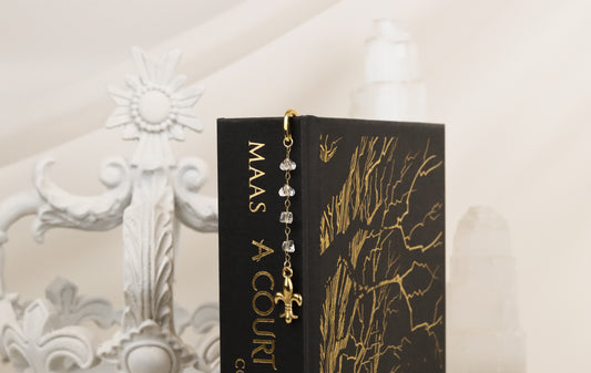 Fleur de Lis bookmark jewel