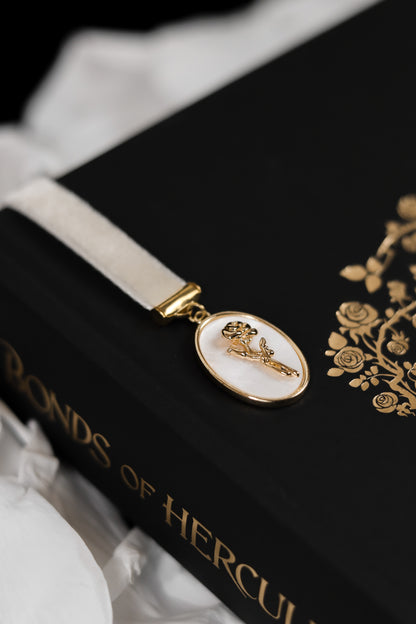 Rose cameo boekenlegger