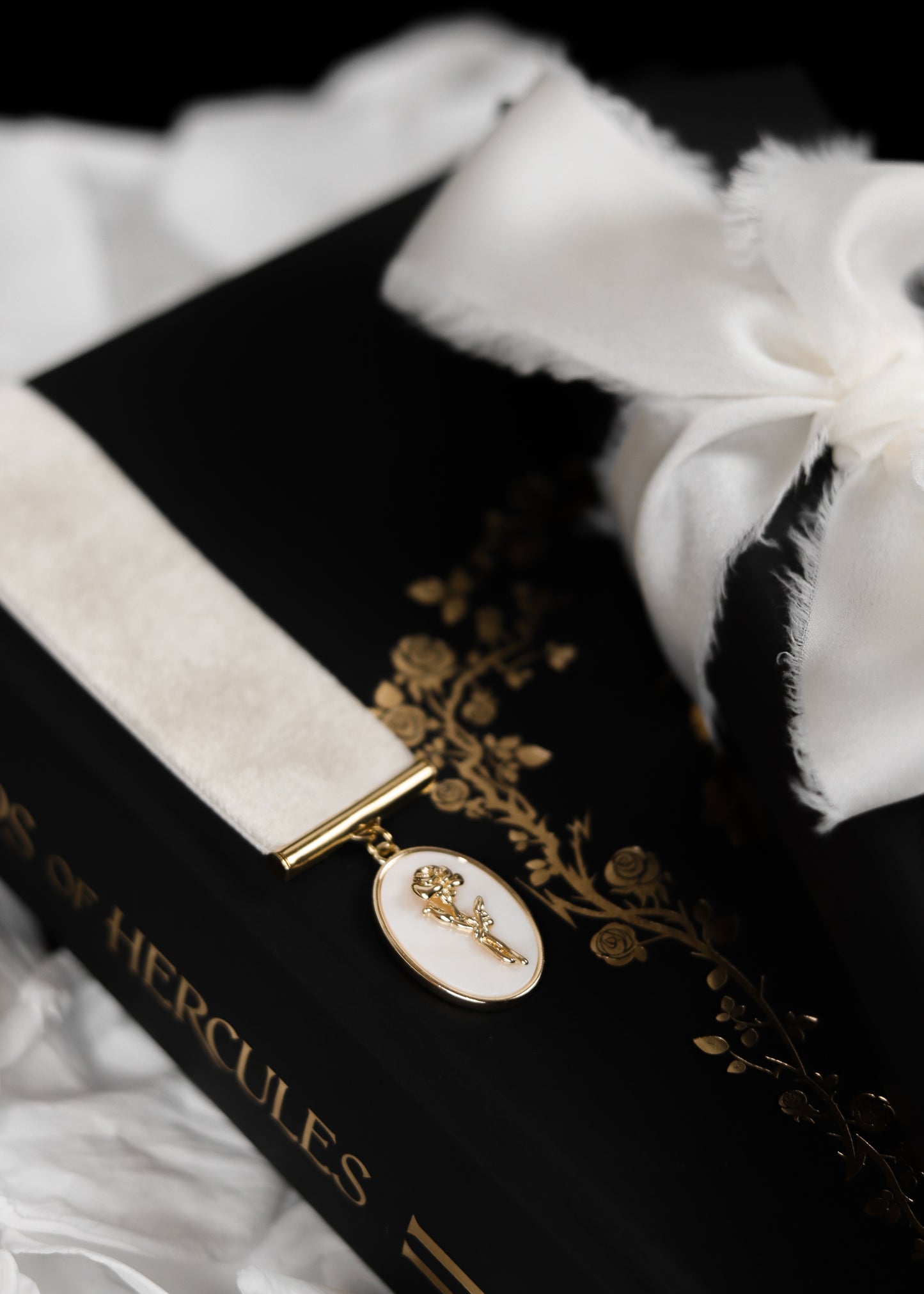 Rose cameo boekenlegger