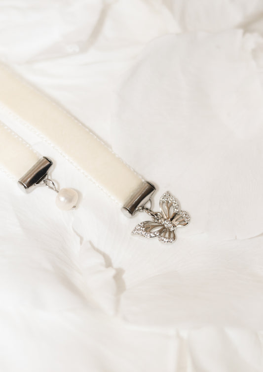 Butterfly silver bookmark